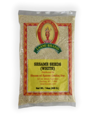 LAXMI White Seasame Seeds 14 OZ